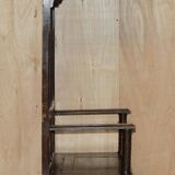 Gothic Jacobean hall chair finely carved from the Victorian era around 1860.