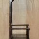Chaise de hall porteuse gothique jacobéenne finement sculptée d’époque victorienne vers 1860