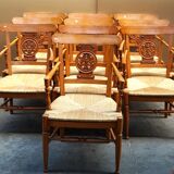 10 French chairs from the Directoire period.
