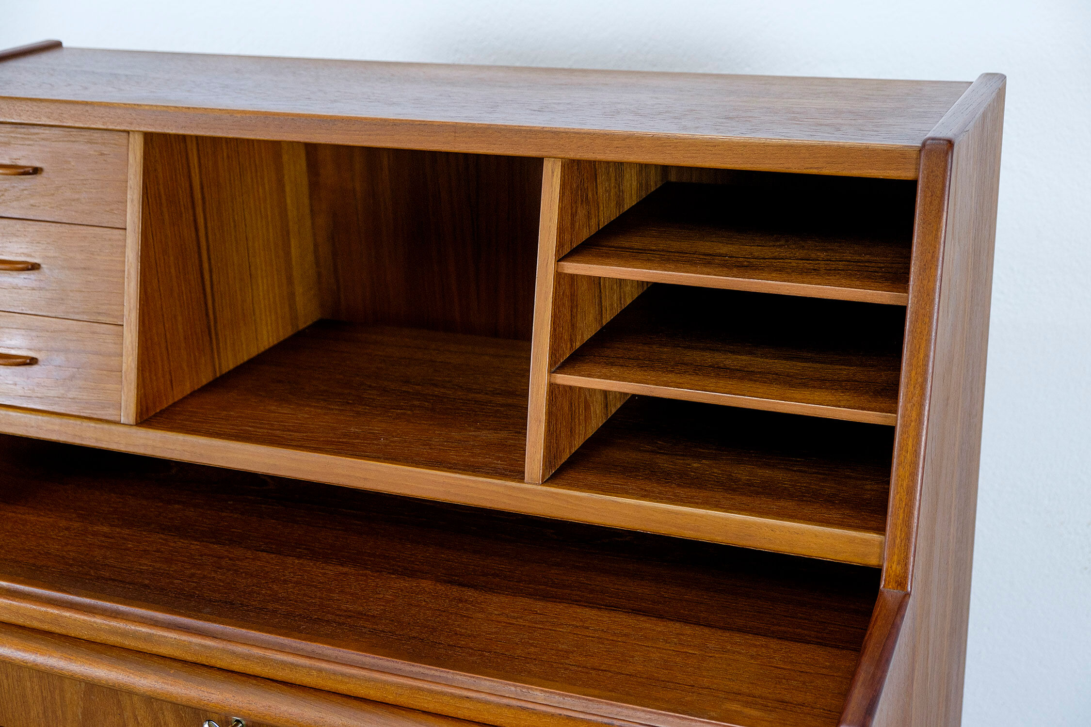 Teak Secretary by Christian Møller Möbelsnedkeri, 1960s