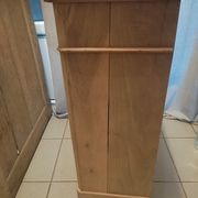 Bedside table solid wood furniture drawer blue