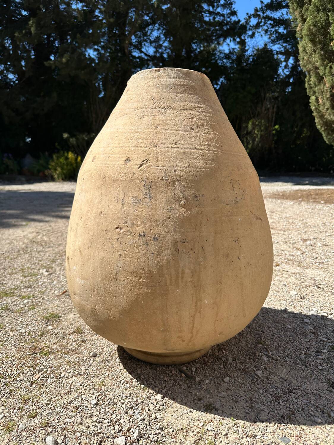 Terracotta pot jar