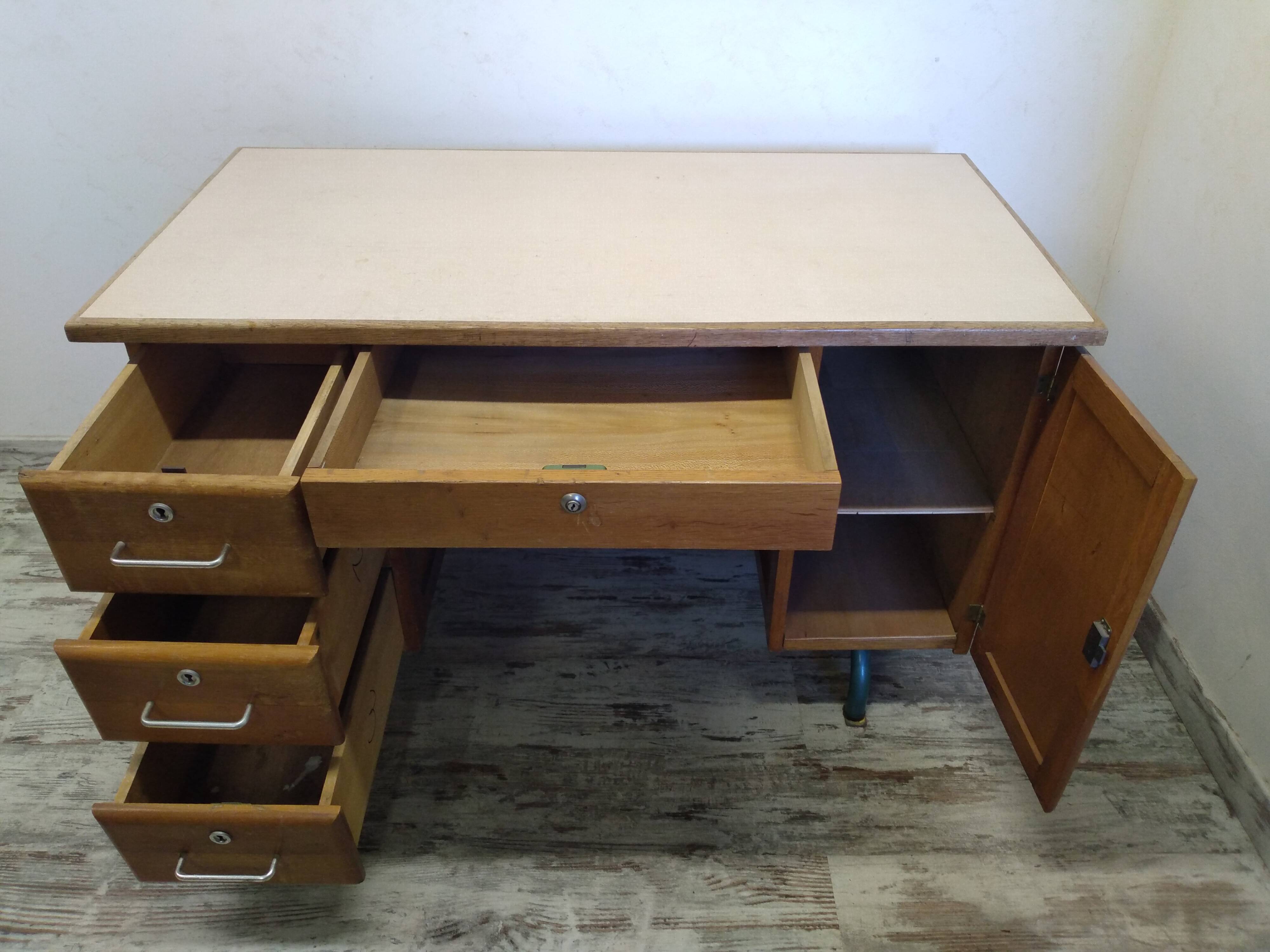 Old schoolmaster's desk