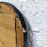 Louis-Philippe black and gold mirror 58x46cm