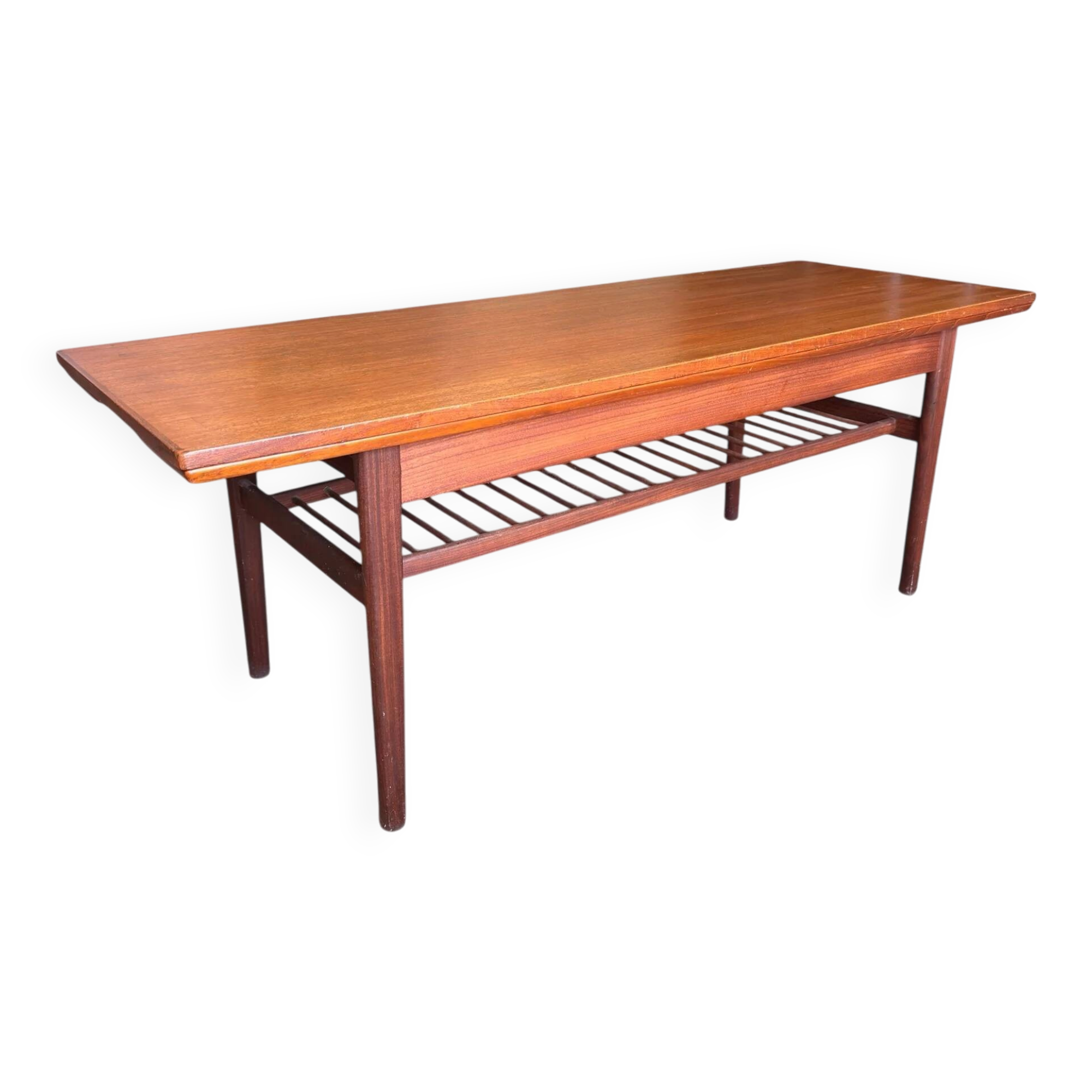 Vintage Mid-Century coffee table and dining table in one, Grete Jalk for Glostrup.