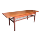 Vintage Mid-Century coffee table and dining table in one, Grete Jalk for Glostrup.