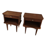 Pair of 70's bedside tables