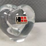 Small lovely glass vase from Polish Krosno glass, 1980s.