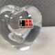 Small lovely glass vase from Polish Krosno glass, 1980s.