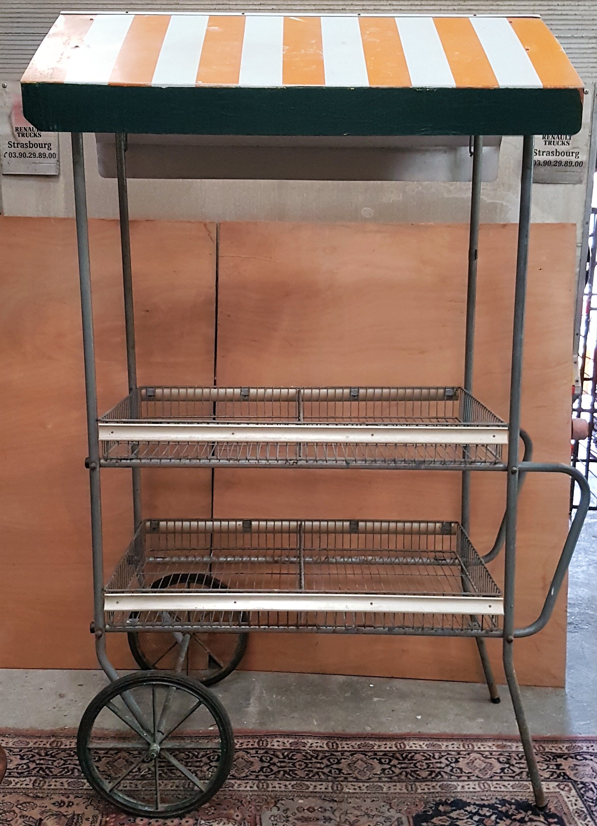 Former street shopping cart