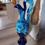 Fat VallaurisLava ceramic vase/amphora/jar