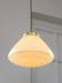 Mid-Century Modern Italian Yellow Glass and Brass Pendant Lamp, 1960s