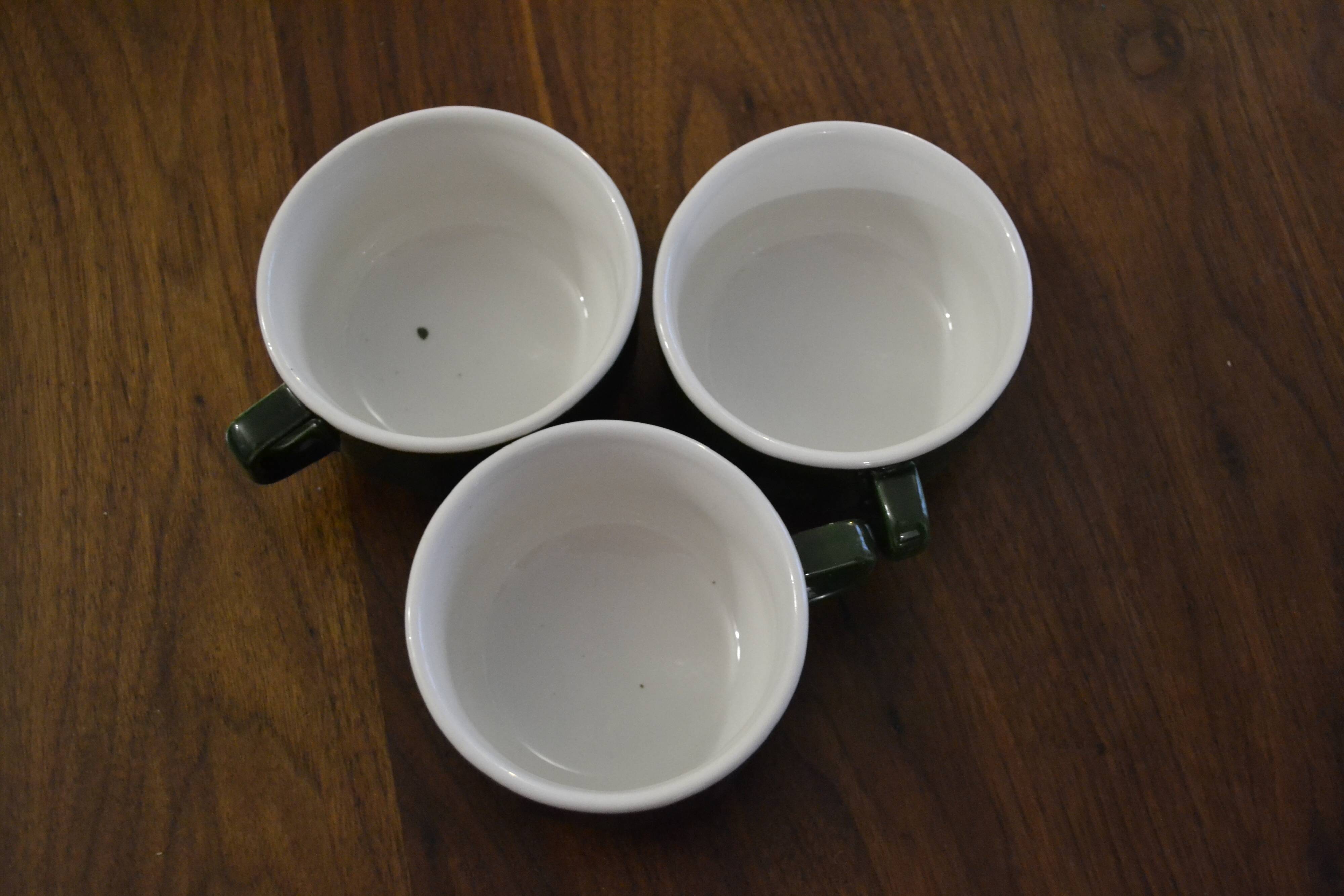 Set of 3 cups bistrot