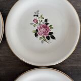 6 Amandinoise dessert plates