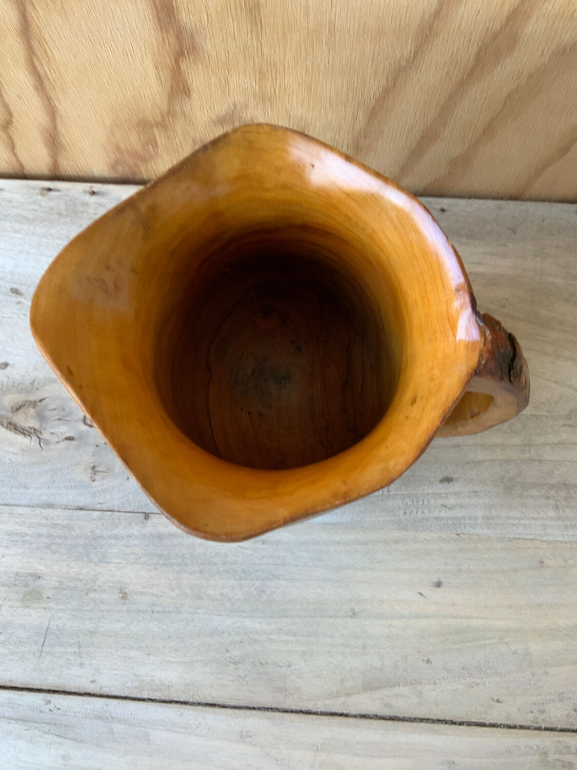 Carafe en bois Selency x Monoprix Croisé Laroche