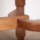Large extendable dining table, 320 cm, in oak, Guillerme and Chambron.