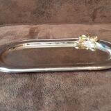 Vintage metal butter dish