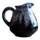 Flame-patterned ceramic pitcher – Vallauris style / Alpho