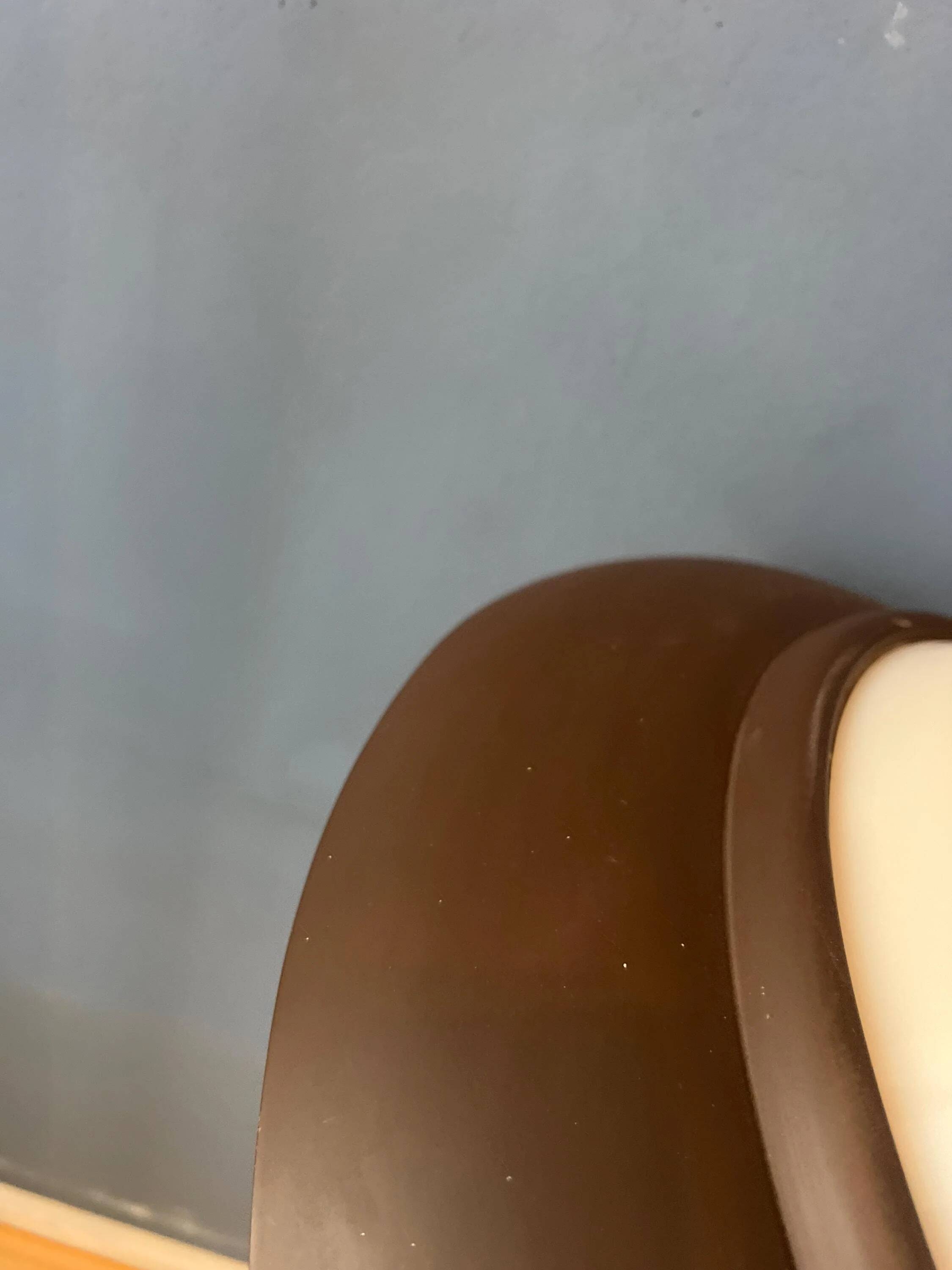 Mid-century brown and beige Dijkstra Space Age suspension