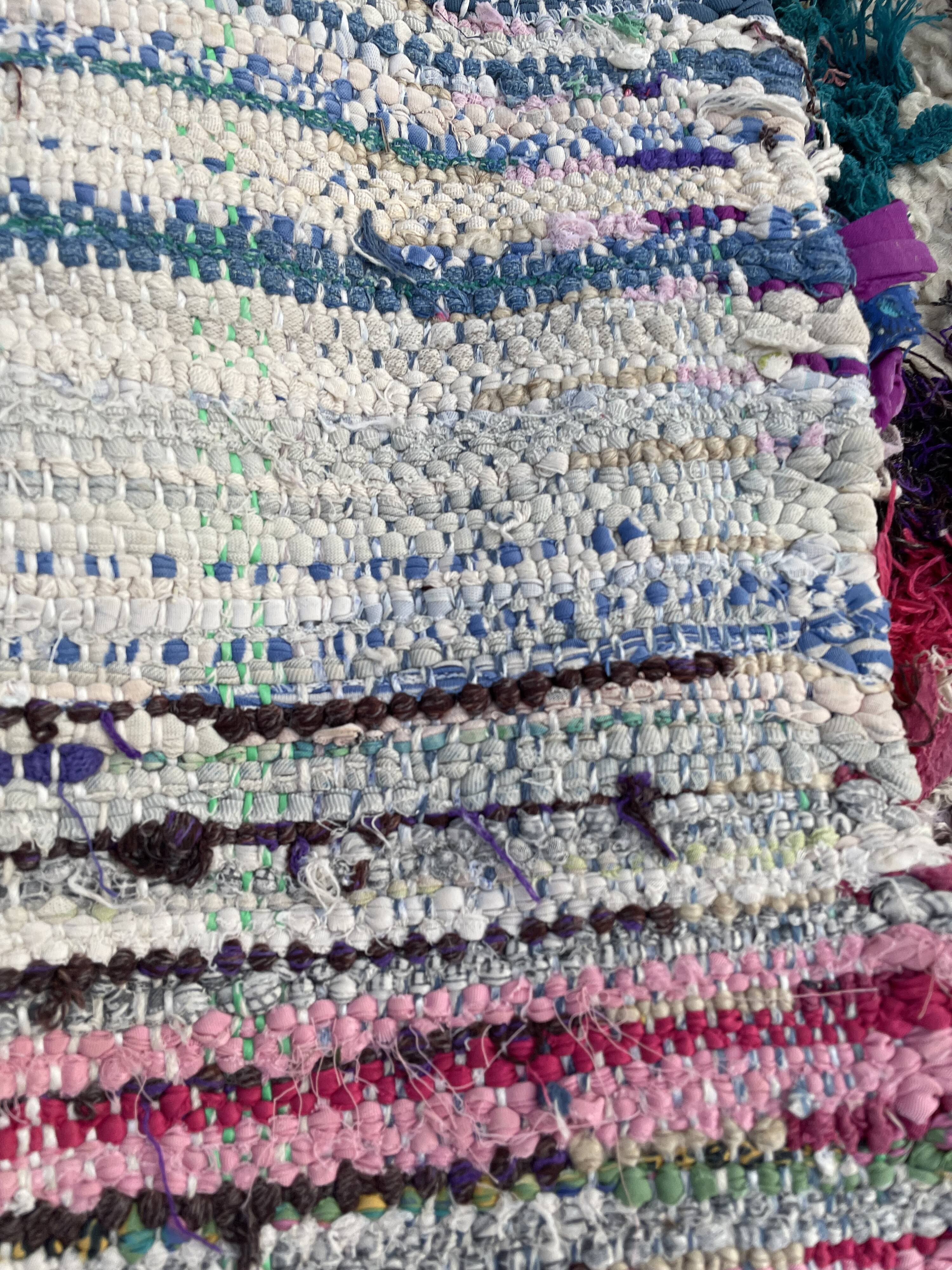 Vintage azilal berber carpet 75x160 cm