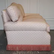 Two-Seater Sofa from Country House with Cushioned Pillows, England