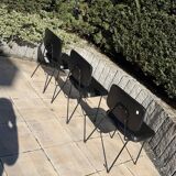 Set of 3 Pierre Paulin CM 196 chairs – Thonet – 1960s – vintage design