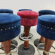 Vintage French café bar stools Art deco style