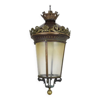 Lenzi street lantern Rue de la Paix, public lighting, entrance lantern. bronze and brass