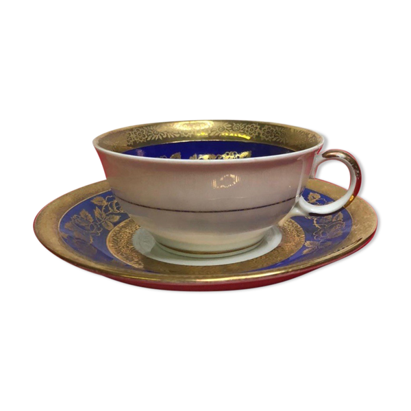 Tasse et sous-tasse en porcelaine Winterling Bavaria