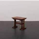 Kai Kristiansen rosewood nesting tables for Vildbjerg Möbelfabrik, Denmark 1960s
