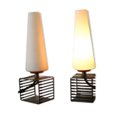 Paire de lampes 1960