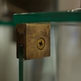 Console glass and bronze, France, 60 years