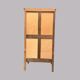 Buffet parisien vitré Art déco en bois brut