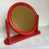 Tiger red plastic table mirror made in holland