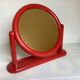 Tiger red plastic table mirror made in holland
