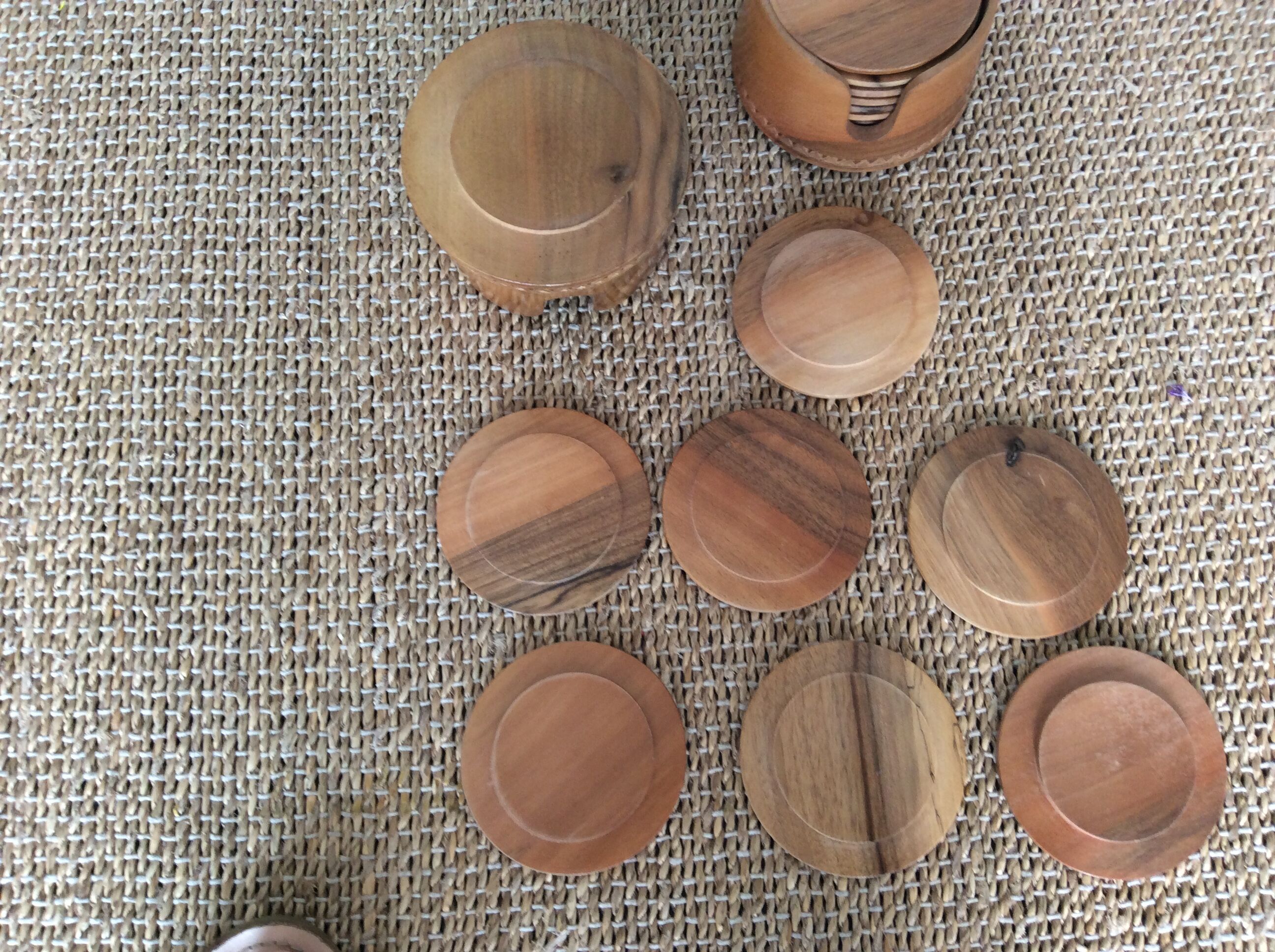 Wood coasters