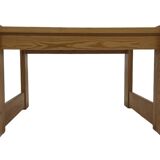 Vintage coffee table pinewood minimalist 1970s