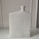 Vase grès blanc