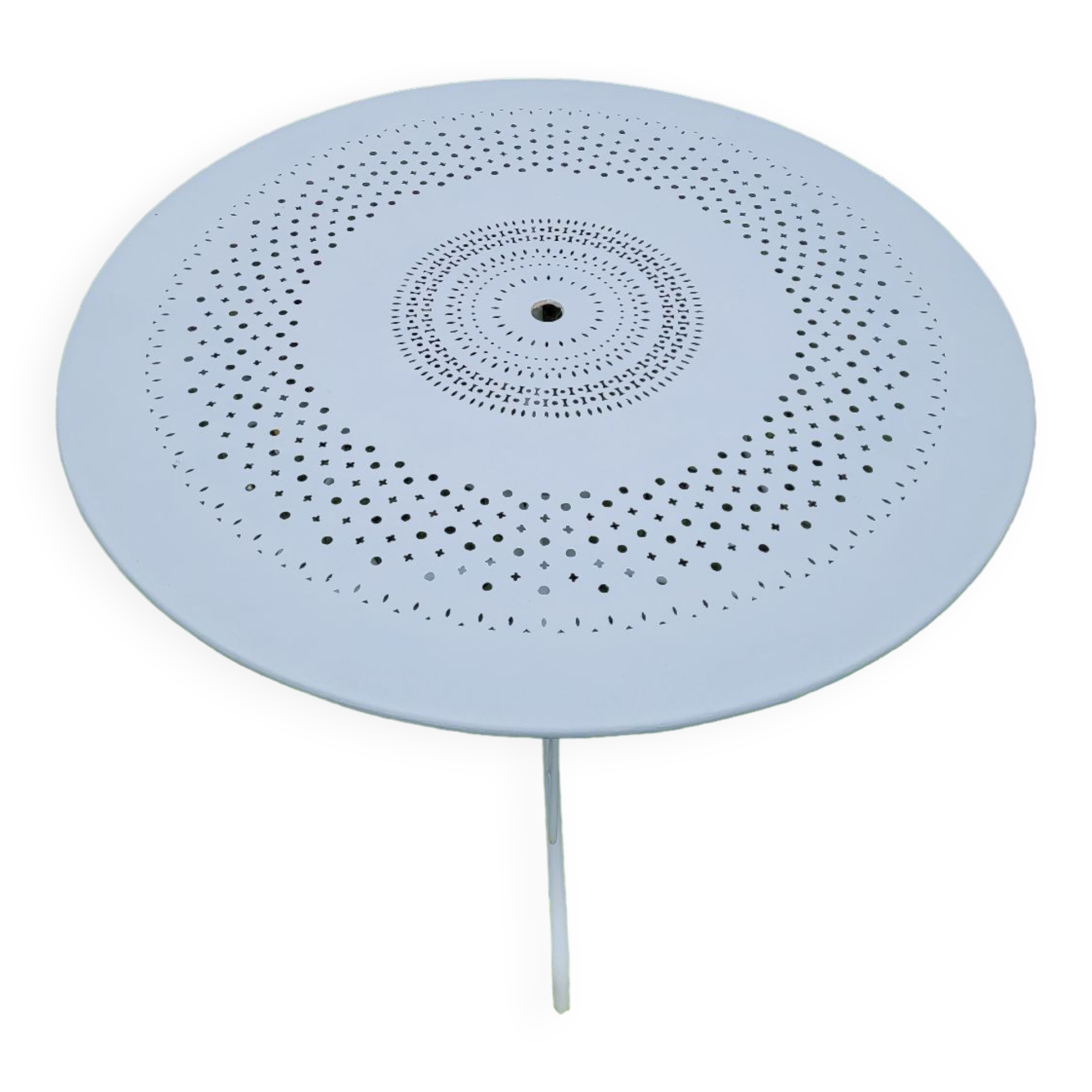 Wrought iron garden table