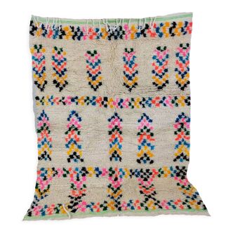 Handmade moroccan berber carpet 150 x 111 cm