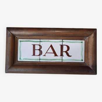 Vintage bar sign