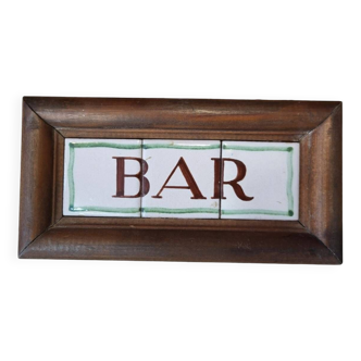 Vintage bar sign