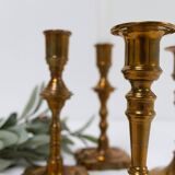 Vintage Danish Malm Candleholders, 1950s, Set of 4