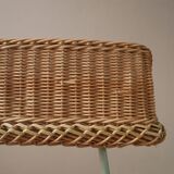 Wicker bedside table