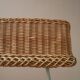 Wicker bedside table