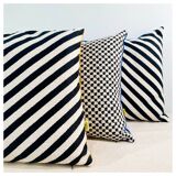 Handmade graphic cushion