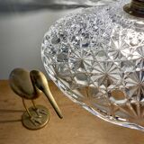 Vintage glass pendant lampshade - tableware collection -