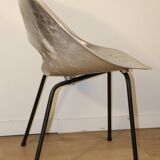 Aluminium chair, "Tulip" model, by Pierre Guariche, Steiner edition, 1960