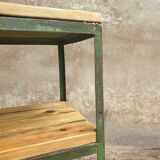 Industrial shelving unit coffeemachine table