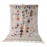 Large Colorful Abstract Moroccan Rug with Berber Symbols 300x200cm